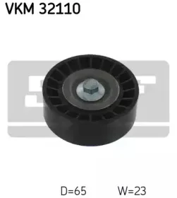 VKM 32110 SKF Паразитный / ведущий ролик, поликлиновой ремень